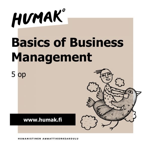 Basics of business management 5 ects course