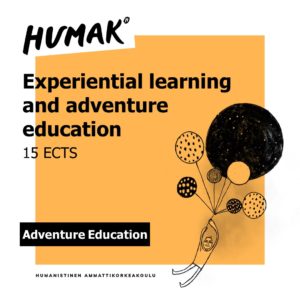 Experiential learning and adventure education 15 ECTS study module