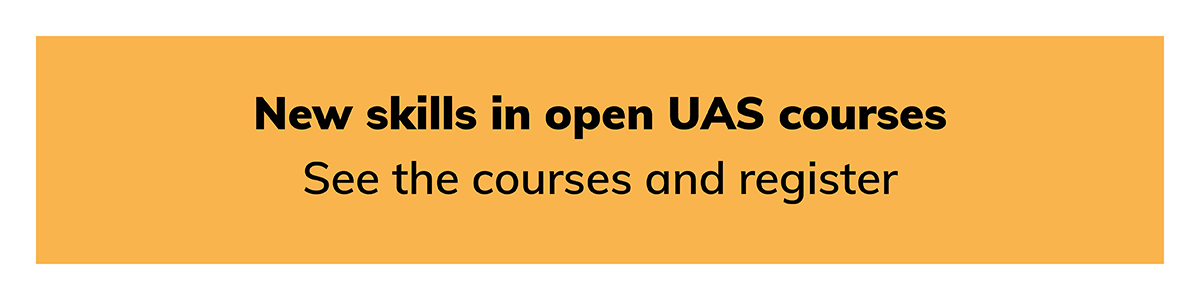 New skills in open UAS. See the courses and register.