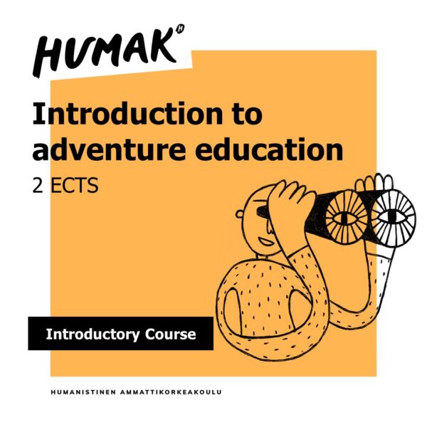 Introduction to adventure education introductory course 2 ECTS