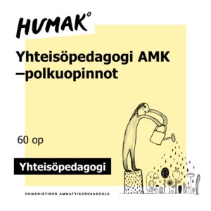Yhteisöpedagogi AMK -polkuopinnot 60 op (Verkko-opinnot)