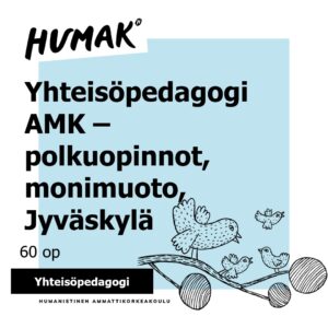 Yhteisöpedagogi AMK -polkuopinnot, monimuoto, Jyväskylä