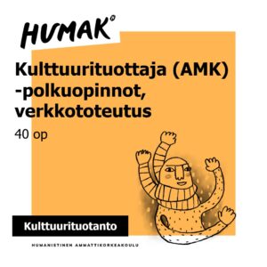 kulttuurituottaja amk polkuopinnot verkkototeutus