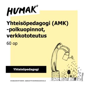 yhteisöpedagogi amk polkuopinnot verkkototeutus