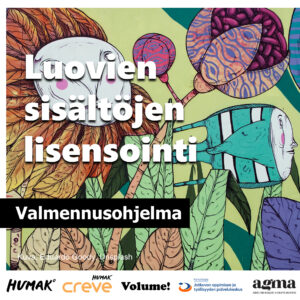 Creve valmennusohjelma luovien sisältöjen lisensointi