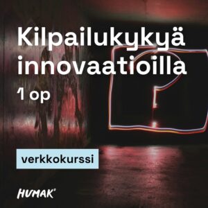 Kilpailukykyä innovaatioilla 1 op verkkokurssi