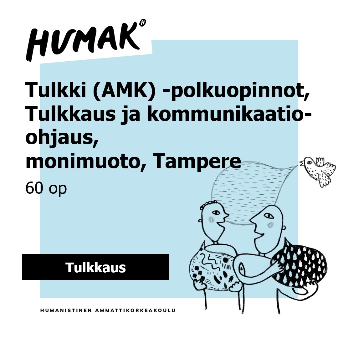 Tulkki AMK polkuopinnot 60 Op Avoin AMK Humak